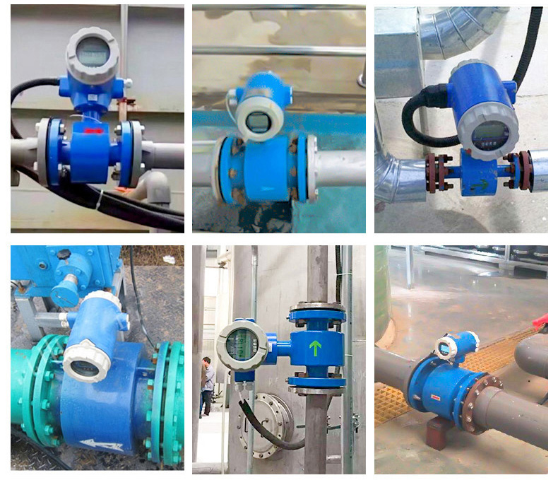 化工廠(chǎng)電磁流量計(jì)現(xiàn)場(chǎng)安裝使用圖