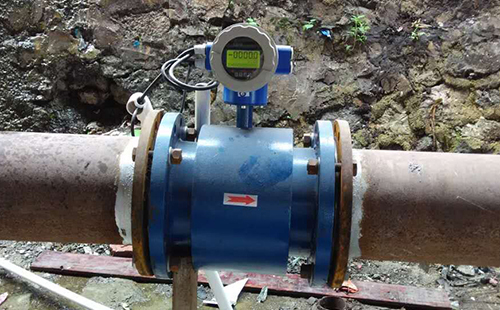 砂漿流量計(jì)現(xiàn)場(chǎng)安裝使用圖