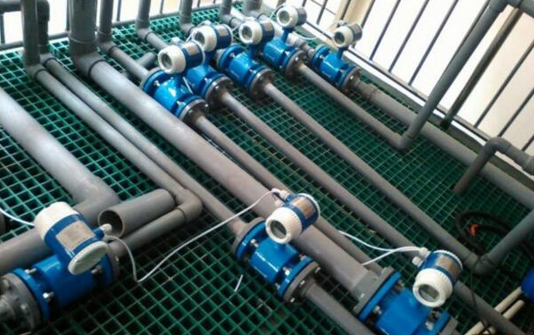 印染污水流量計(jì)現(xiàn)場安裝使用圖