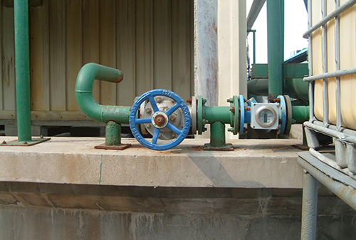 煤氣超聲波流量計(jì)現(xiàn)場安裝使用圖